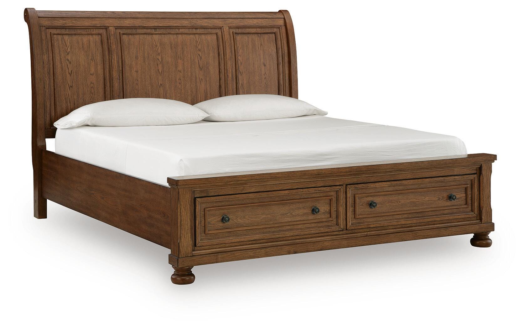 Zackaryn King Sleigh Storage Bed