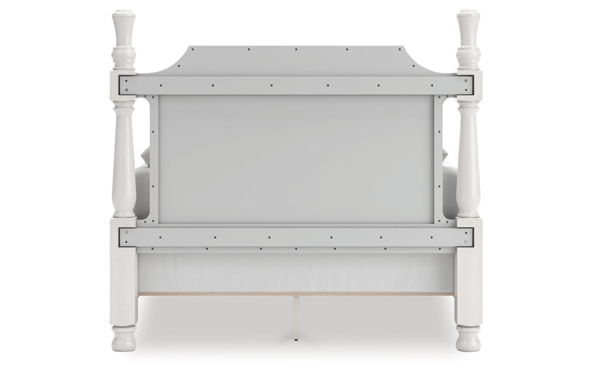 Rowlenstown Queen Poster Bed, Dresser, Mirror and Nightstand