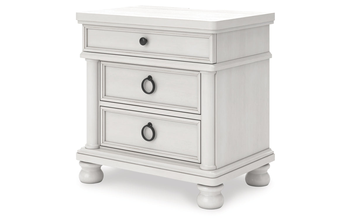 Rowlenstown King Poster Bed, Dresser, Mirror and Nightstand