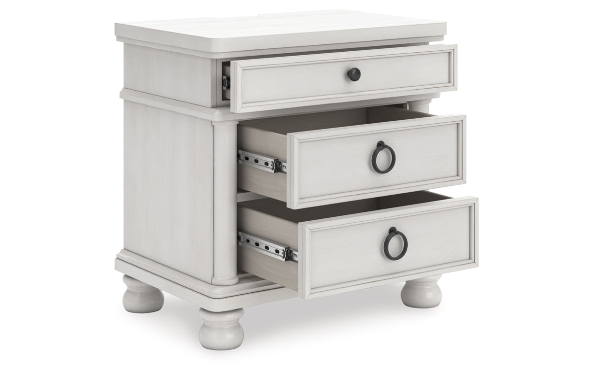 Rowlenstown Queen Poster Bed, Dresser, Mirror and Nightstand