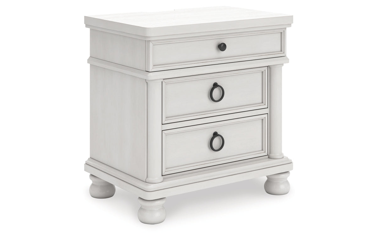 Rowlenstown Queen Poster Bed, Dresser, Mirror and Nightstand