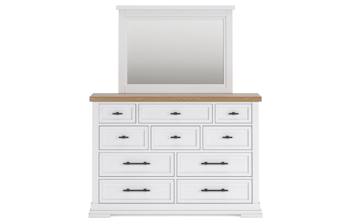 Ashbryn California King Panel Storage Bed, Dresser, Mirror, Chest and Nightstand