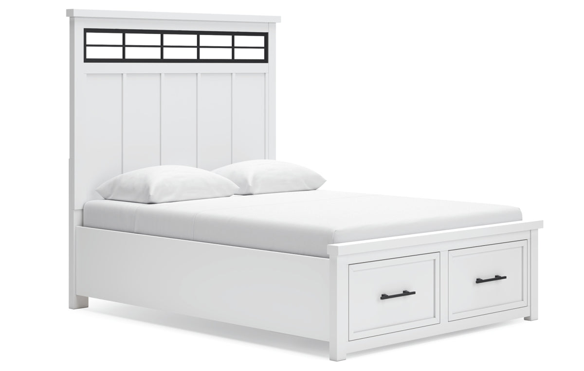 Ashbryn Queen Panel Storage Bed