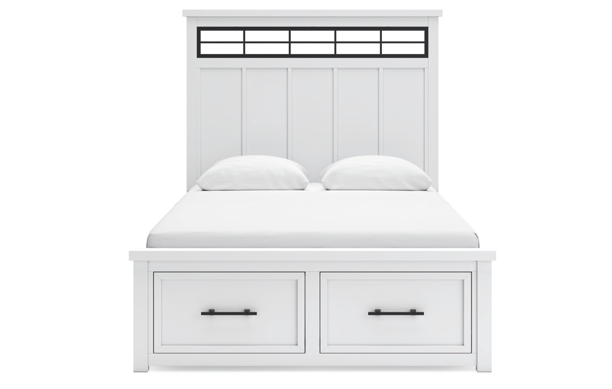 Ashbryn Queen Panel Storage Bed