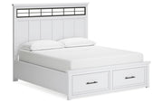 Ashbryn California King Panel Storage Bed