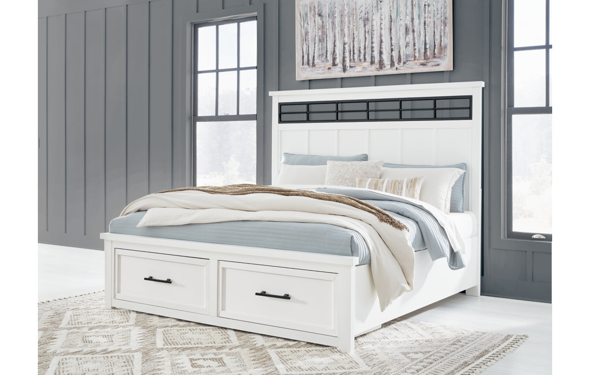Ashbryn California King Panel Storage Bed