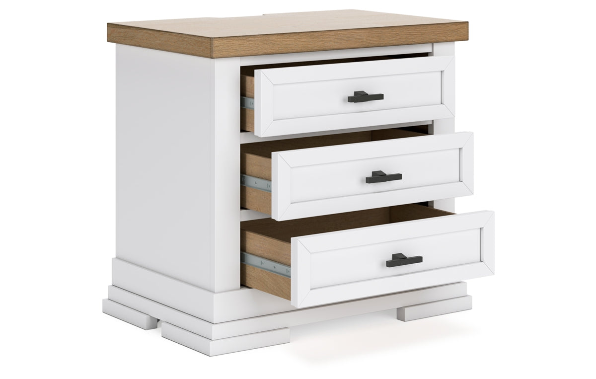Ashbryn California King Panel Storage Bed, Dresser, Mirror, Chest and Nightstand
