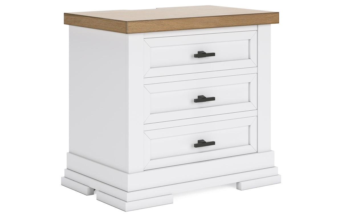Ashbryn California King Panel Storage Bed, Dresser, Mirror, Chest and Nightstand
