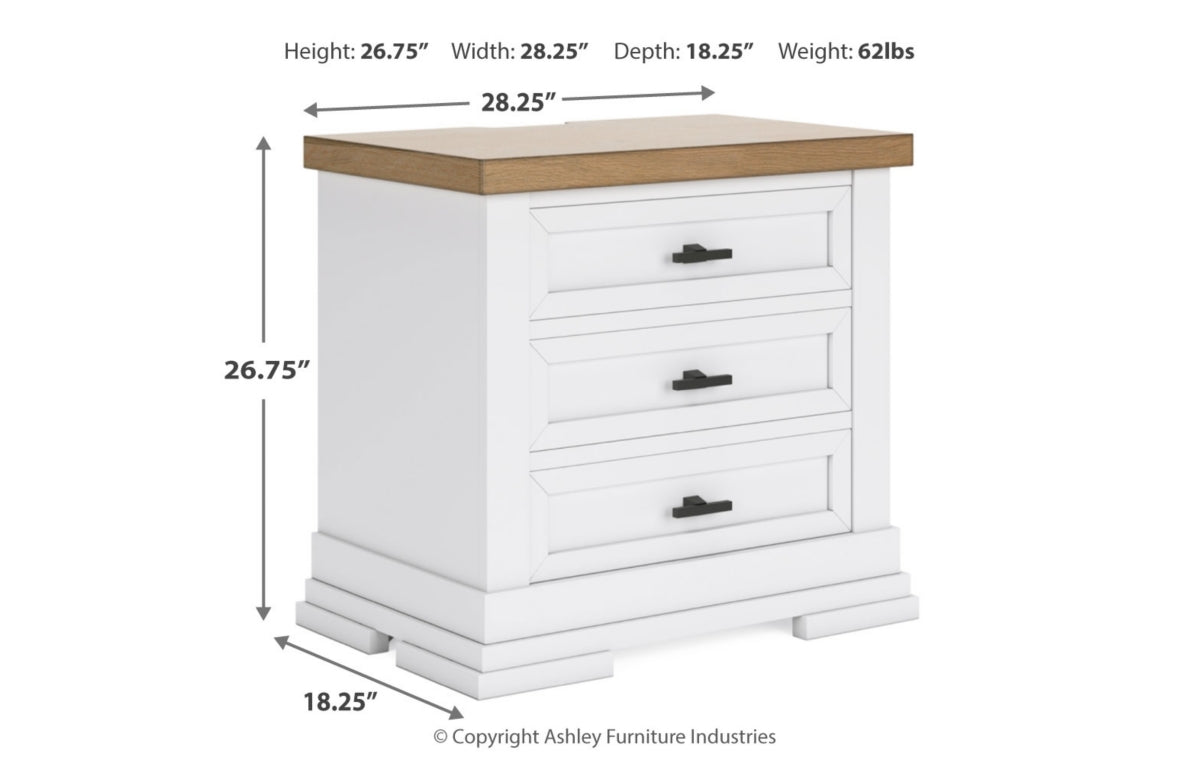 Ashbryn California King Panel Storage Bed, Dresser, Mirror, Chest and Nightstand