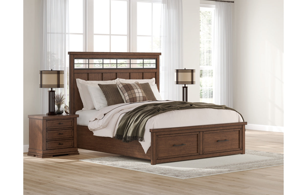 Taffenbrook California King Panel Storage Bed