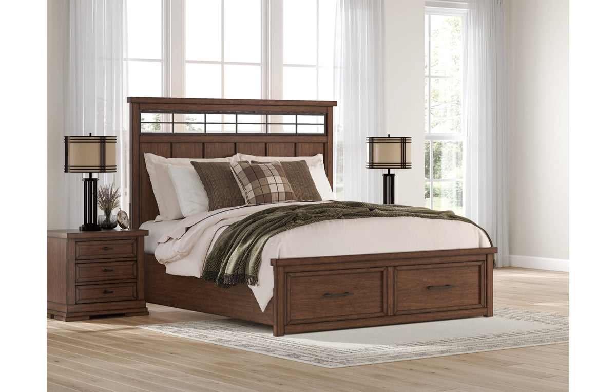 Taffenbrook King Panel Storage Bed