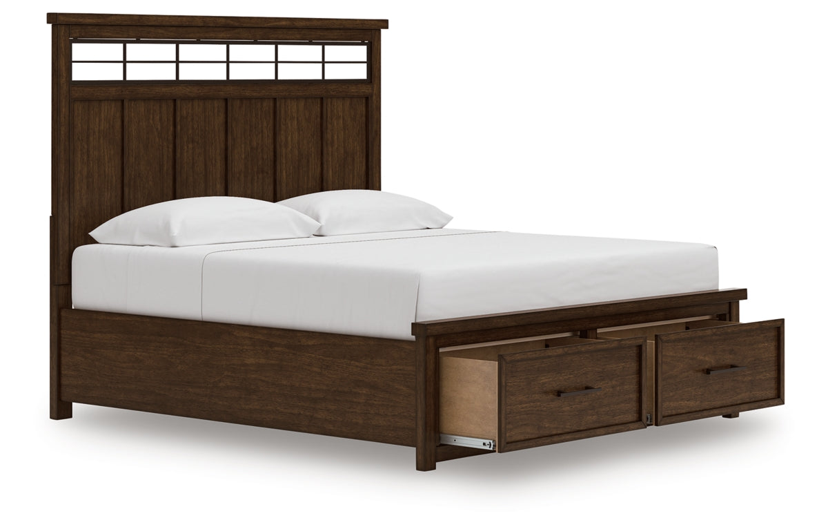 Taffenbrook King Panel Storage Bed