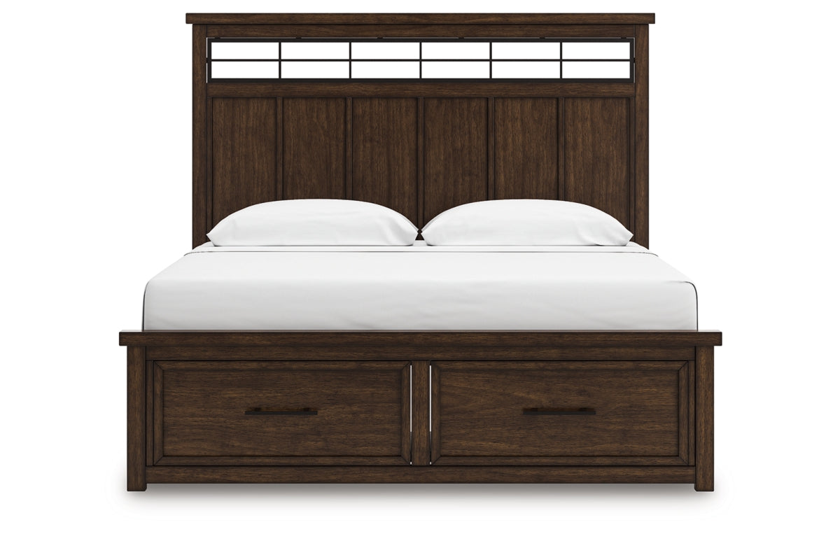 Taffenbrook King Panel Storage Bed
