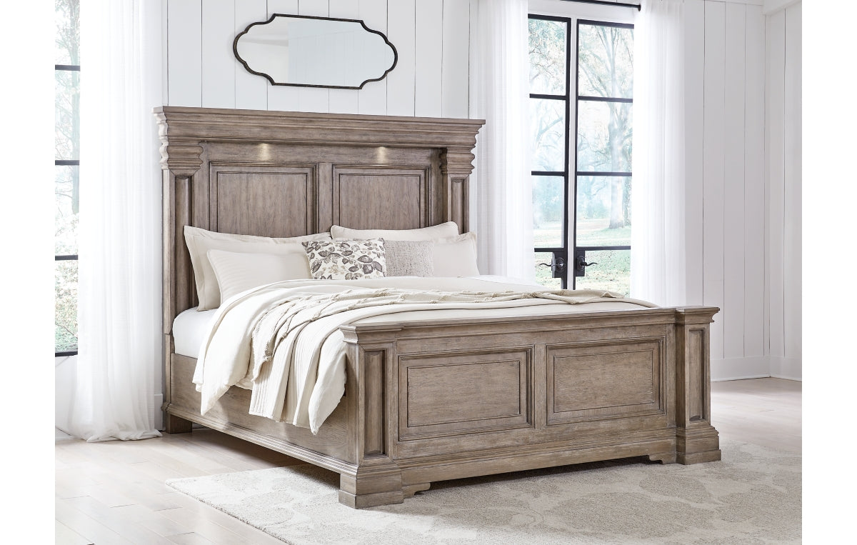 Blairhurst California King Panel Bed, Dresser, Mirror and Chest