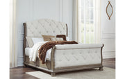 Ardenfield Queen Upholstered Sleigh Bed