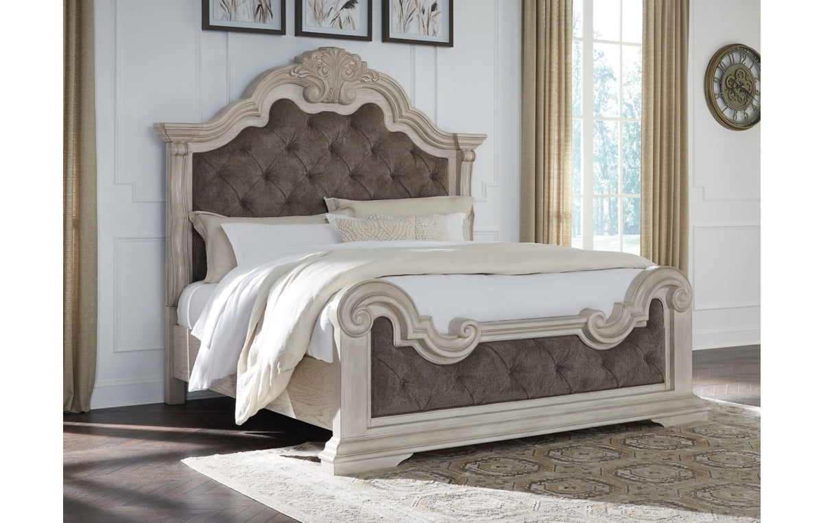 Bruchandi King Upholstered Panel Bed
