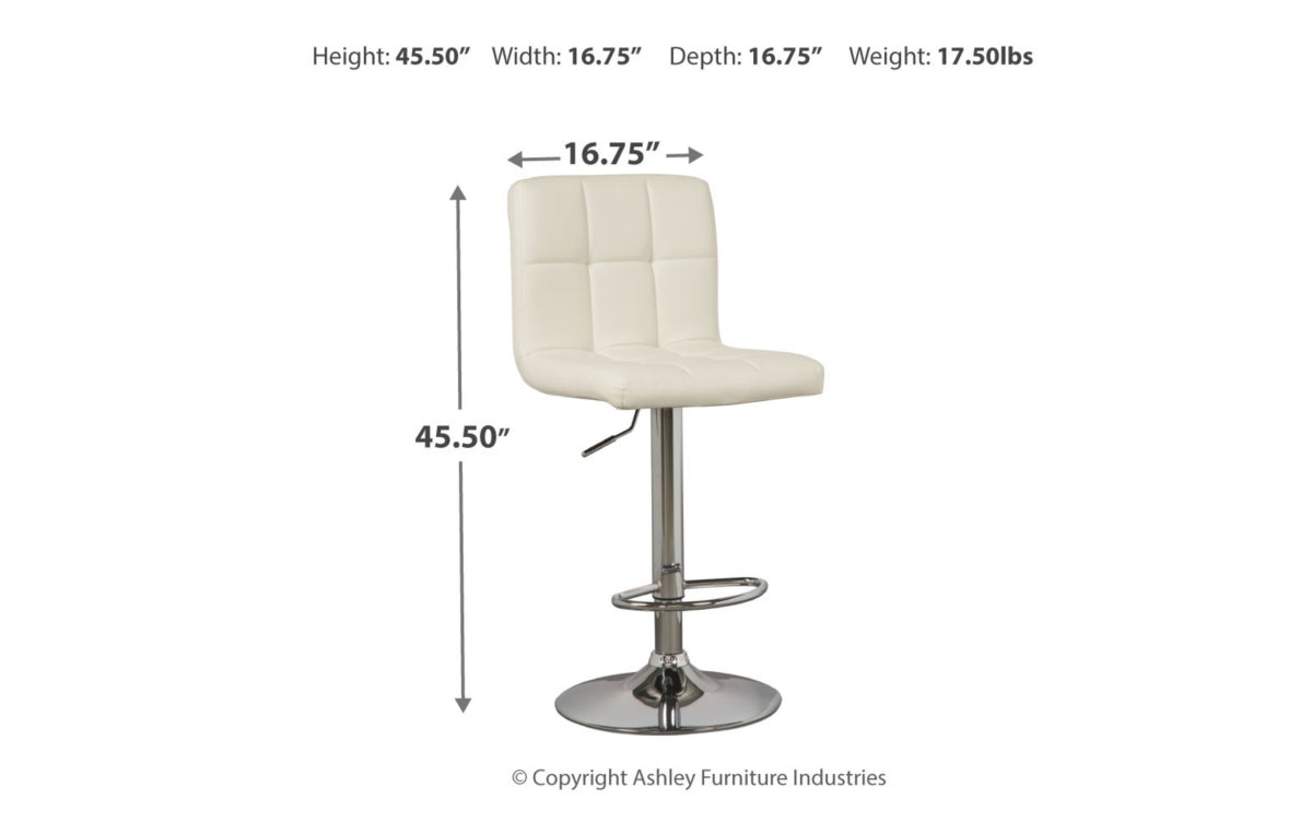 Bellatier Adjustable Height Bar Stool