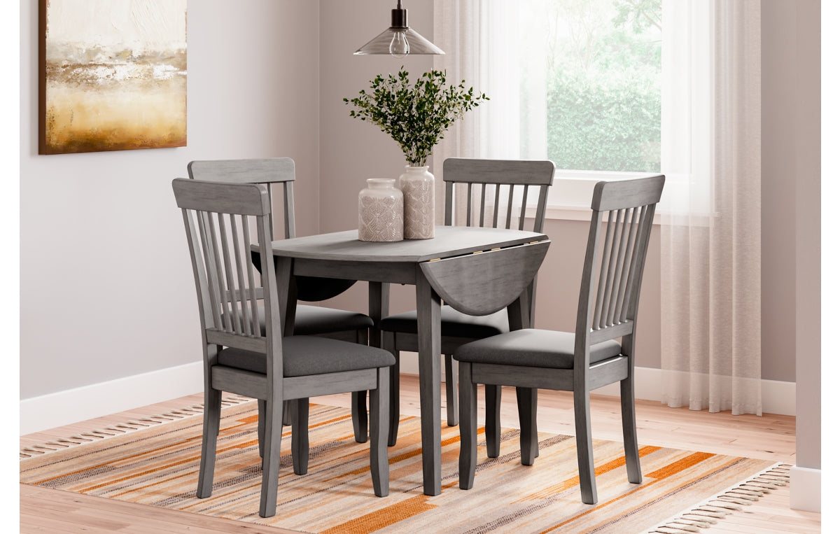 Shullden Dining Table and 4 Chairs