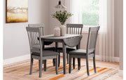 Shullden Dining Table and 4 Chairs