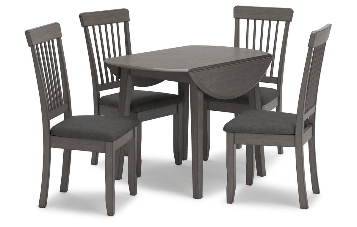 Shullden Dining Table and 4 Chairs
