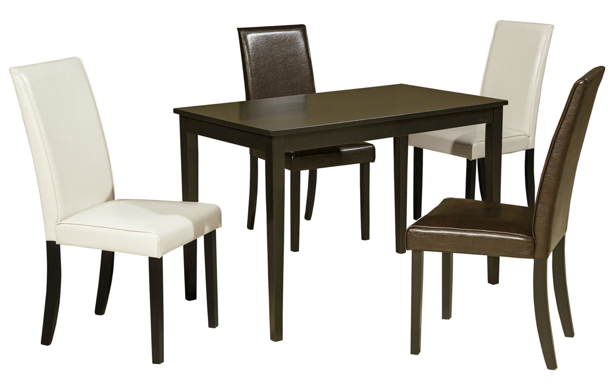 Kimonte Dining Table and 4 Chairs
