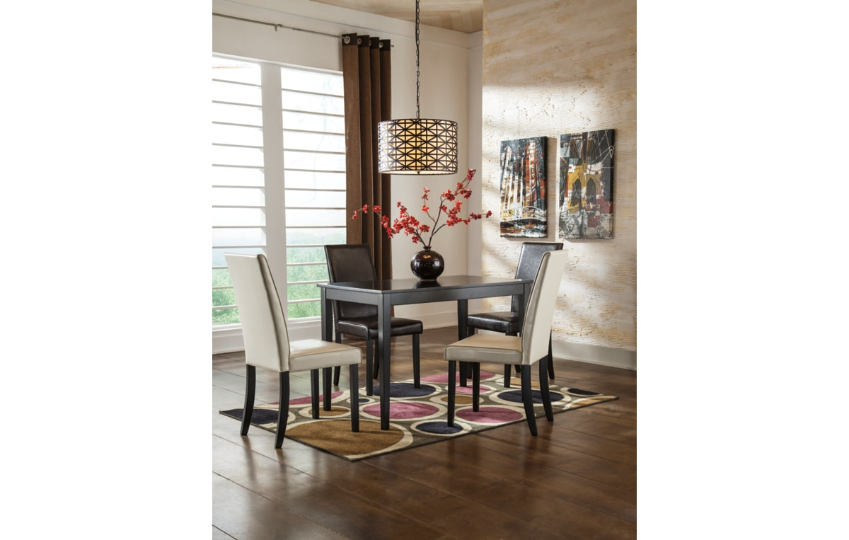 Kimonte Dining Table and 4 Chairs