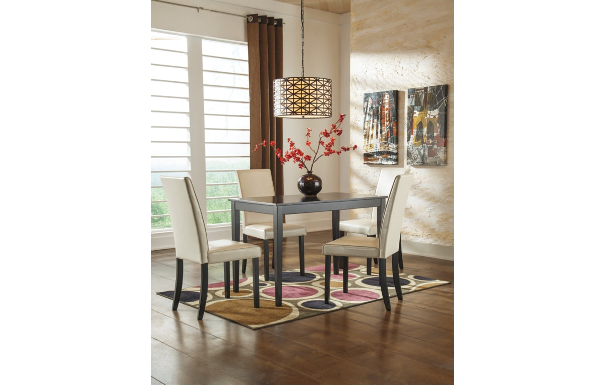 Kimonte Dining Table and 4 Chairs