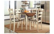 Woodanville Dining Table and 4 Chairs