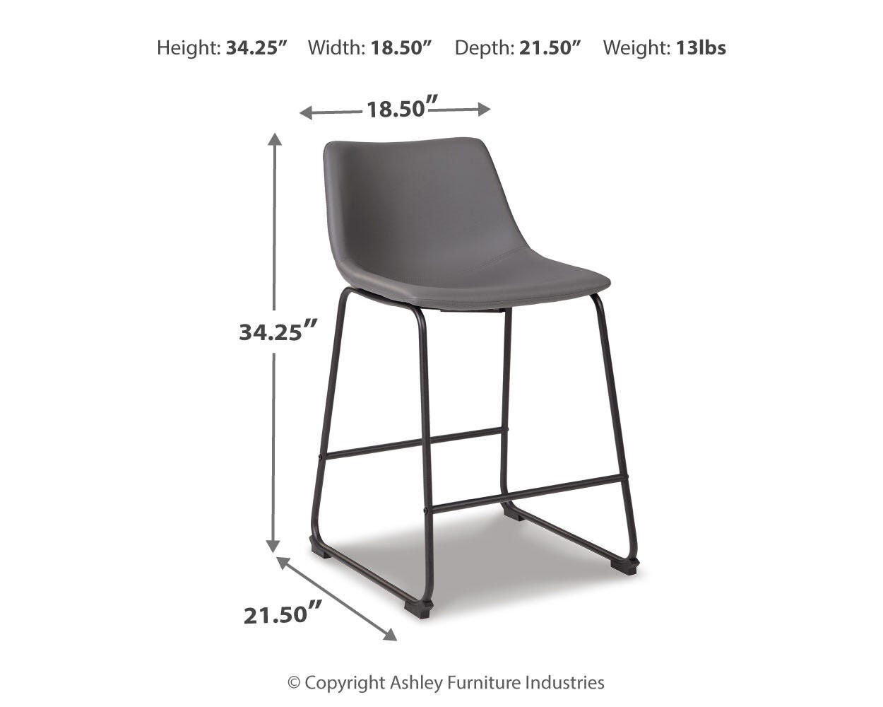 Centiar Counter Height Bar Stool