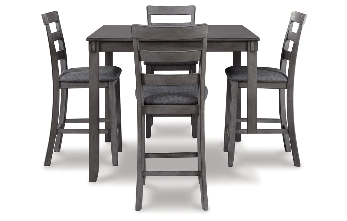 Bridson Counter Height Dining Table and Bar Stools (Set of 5)