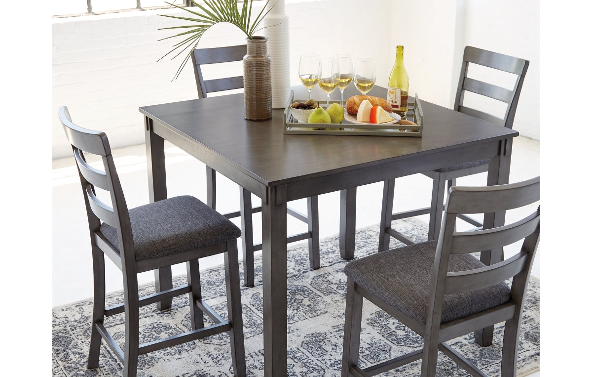 Bridson Counter Height Dining Table and Bar Stools (Set of 5)