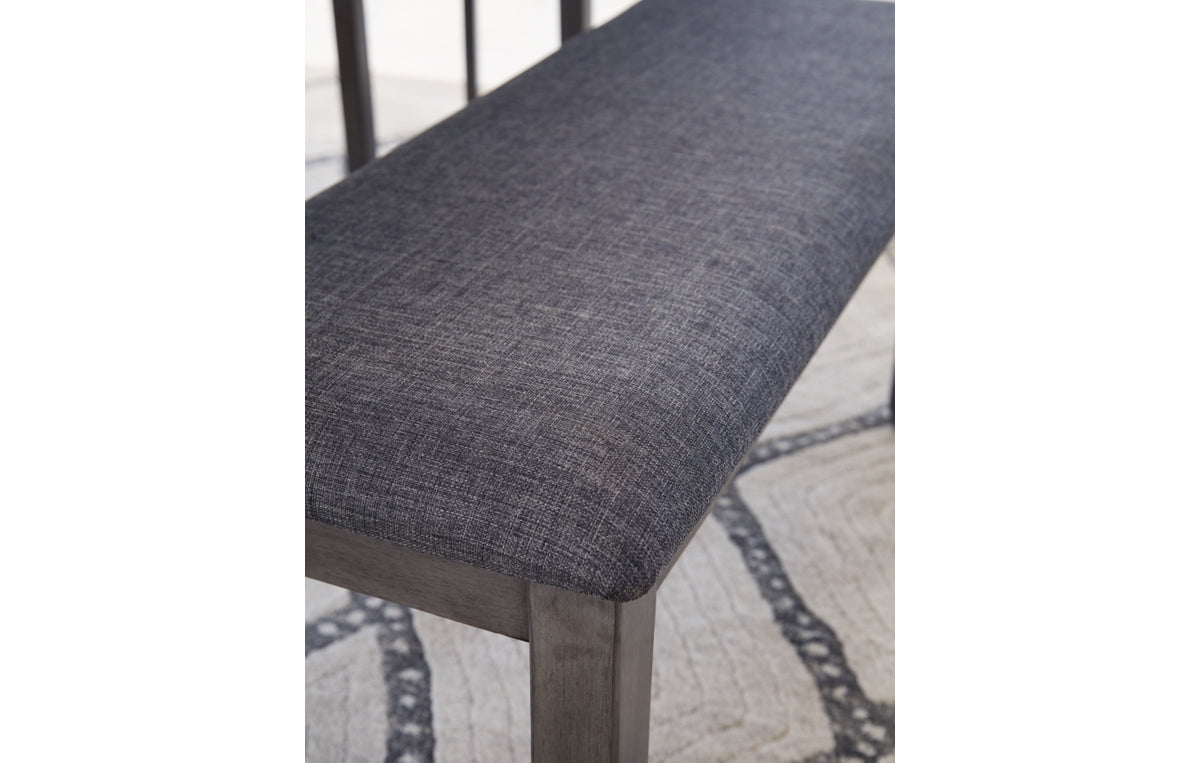 Bridson Dining Table and Chairs with Bench (Set of 6)