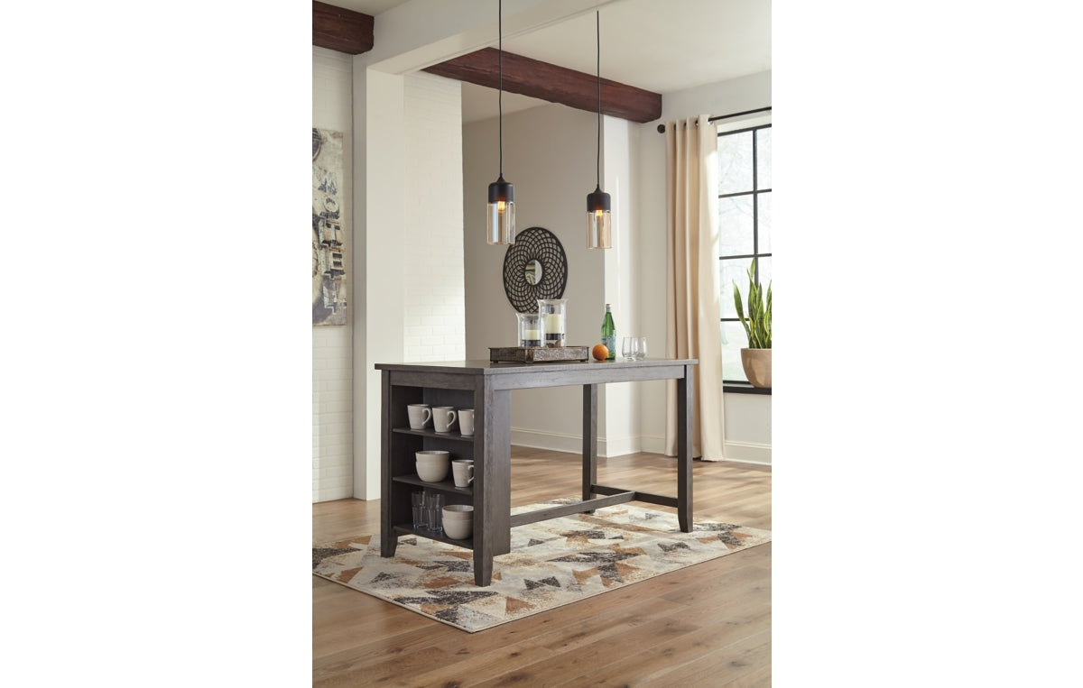 Caitbrook Counter Height Dining Table and 4 Barstools