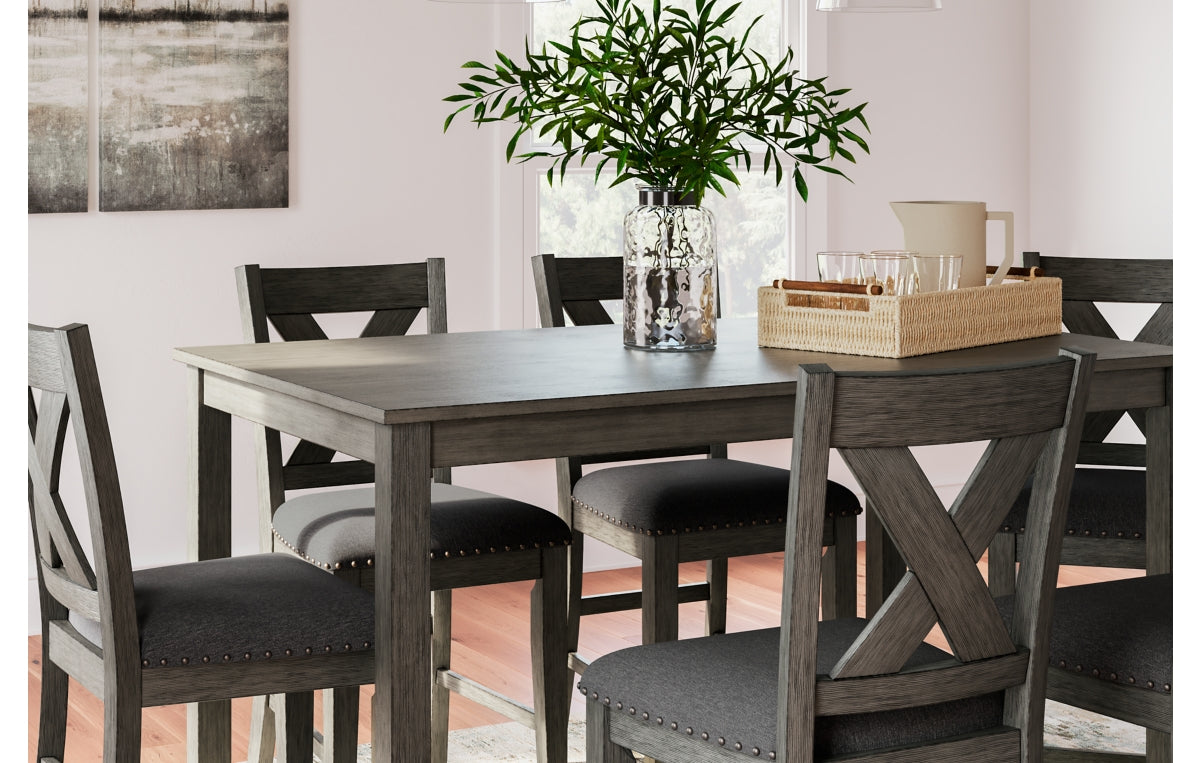 Caitbrook Counter Height Dining Table and Bar Stools (Set of 7)