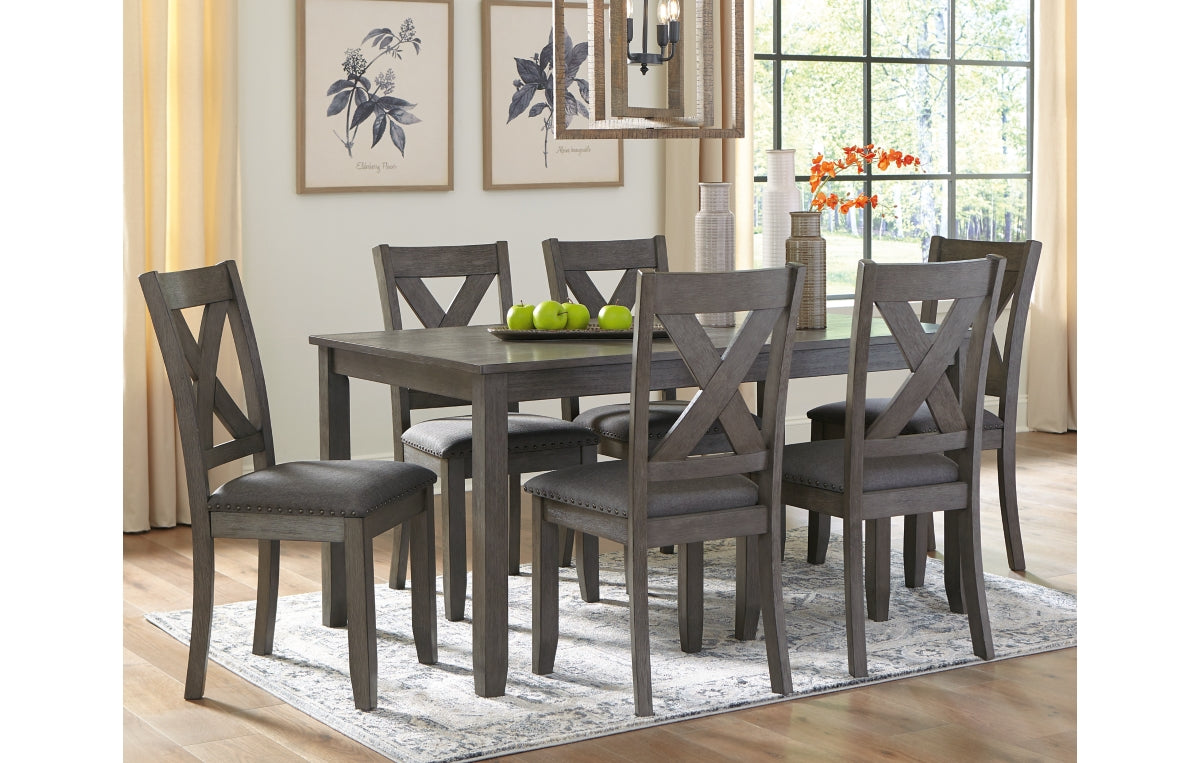Caitbrook Dining Table and Chairs (Set of 7)
