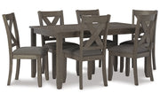 Caitbrook Dining Table and Chairs (Set of 7)