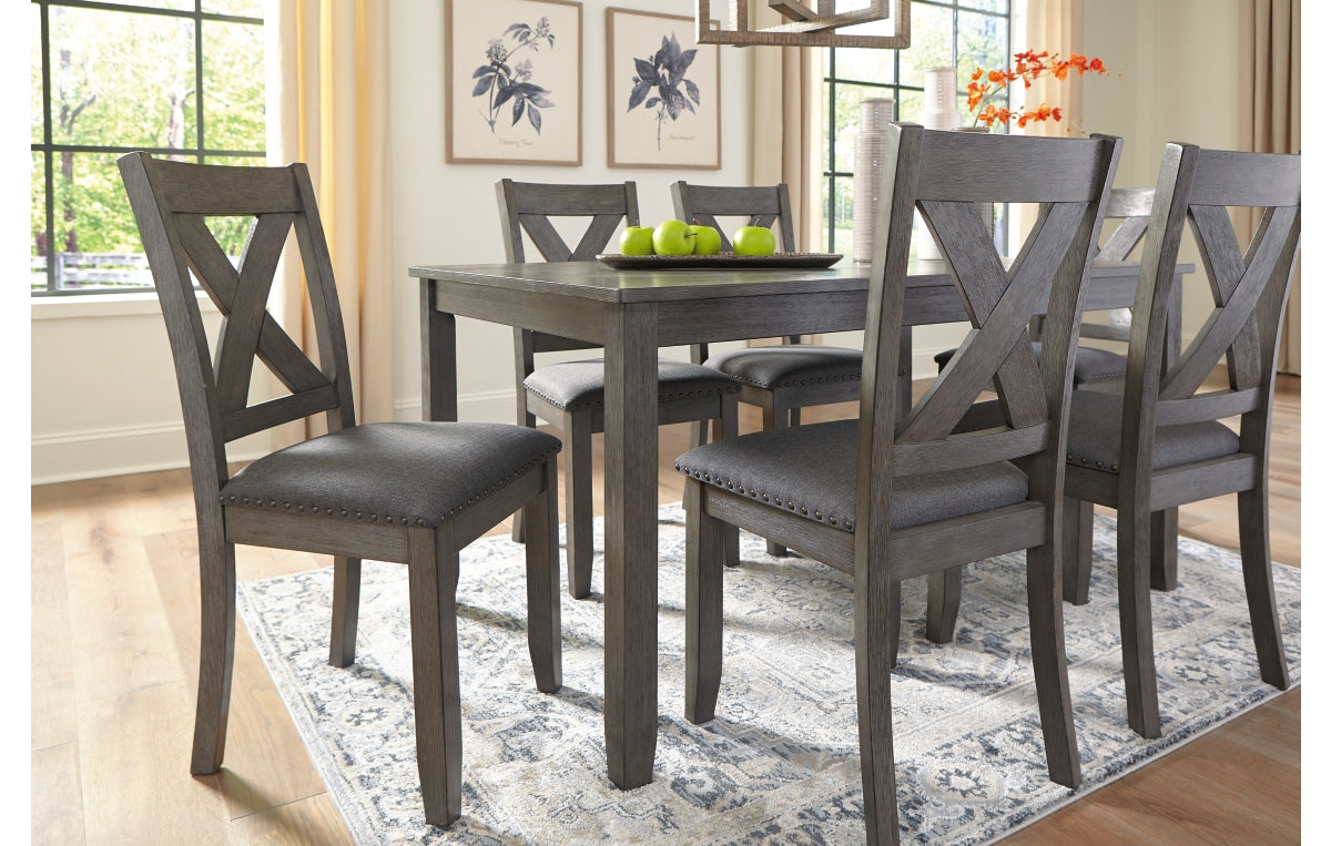 Caitbrook Dining Table and Chairs (Set of 7)
