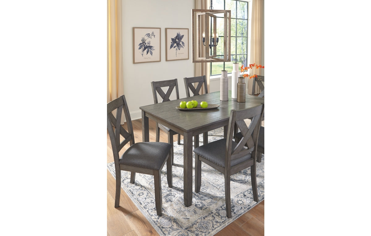 Caitbrook Dining Table and Chairs (Set of 7)