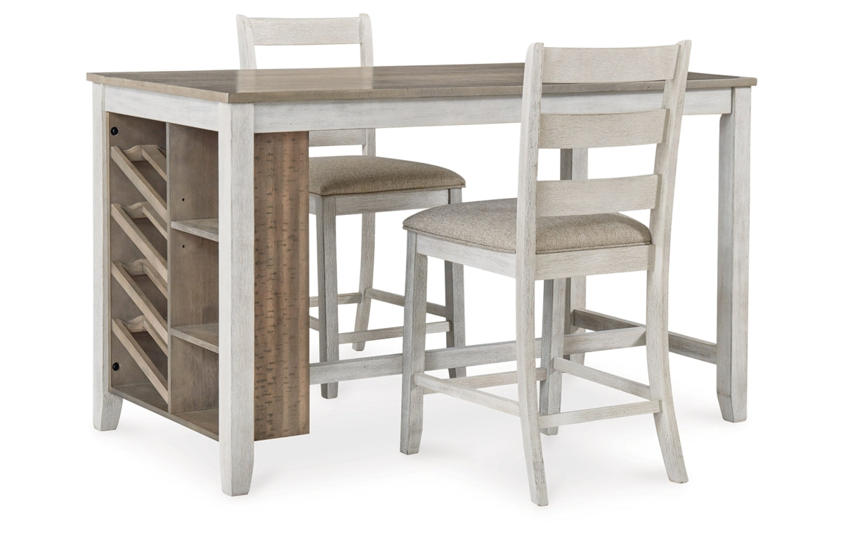 Skempton Counter Height Dining Table and 2 Barstools