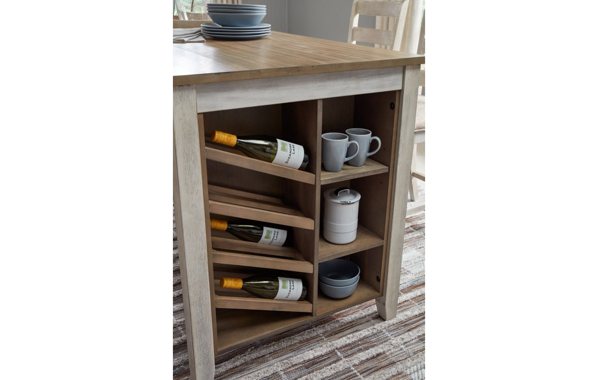 Skempton Counter Height Dining Table and 4 Barstools
