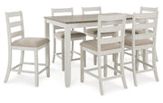 Skempton Counter Height Dining Table and Bar Stools (Set of 7)