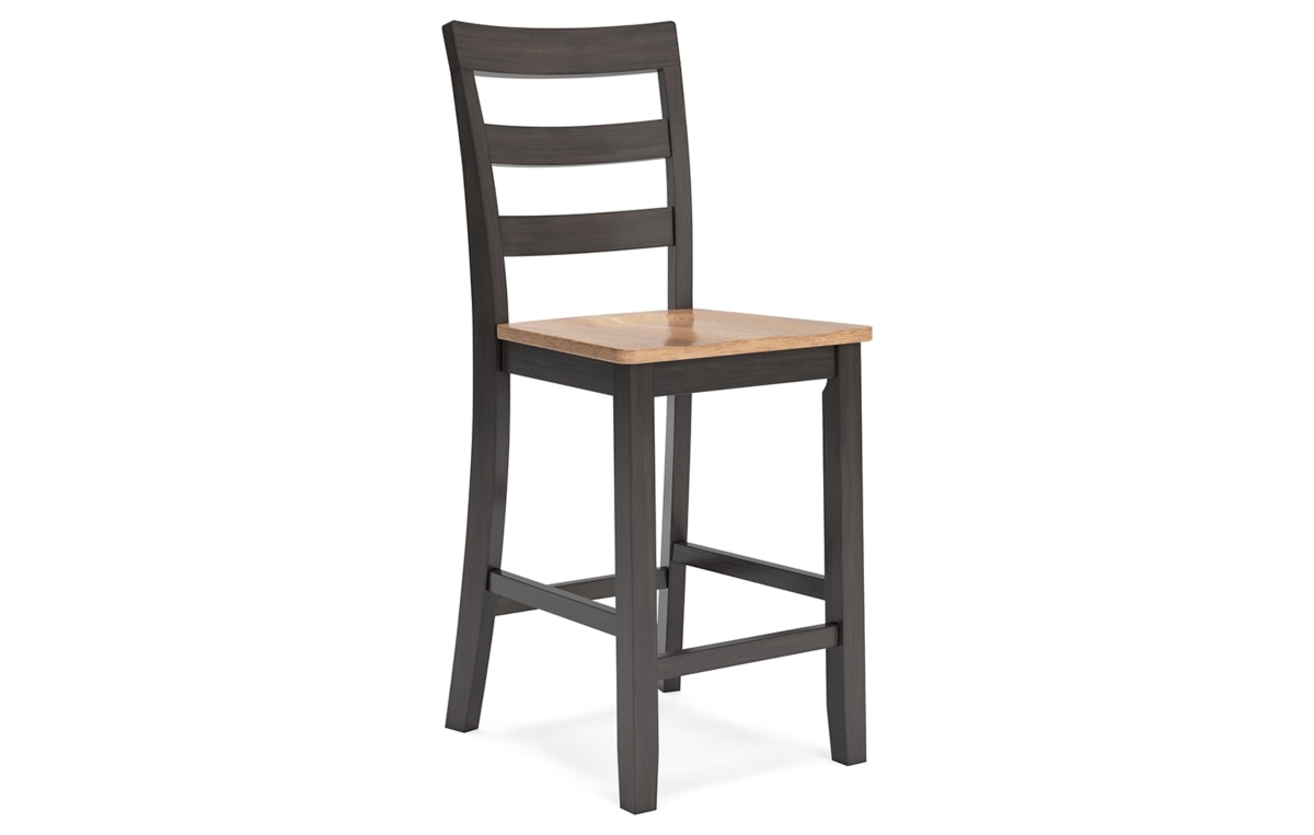 Gesthaven Counter Height Dining Table and 4 Barstools