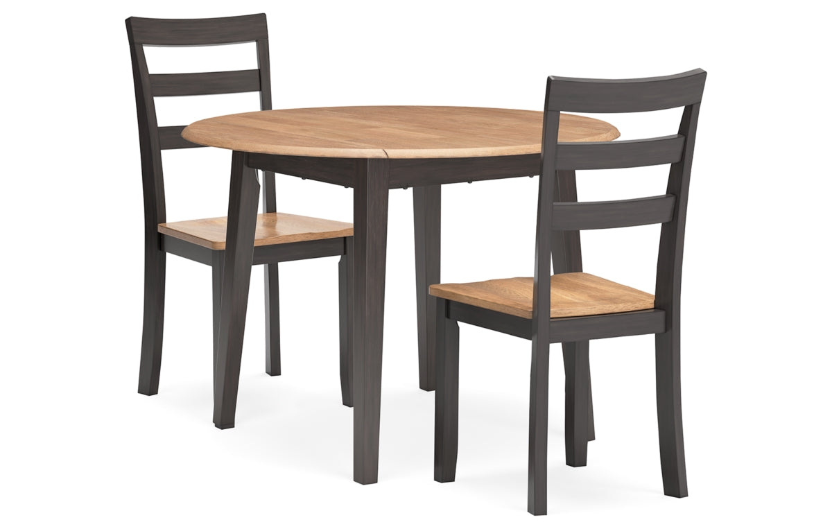 Gesthaven Dining Table and 2 Chairs