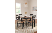 Gesthaven Dining Table and 4 Chairs