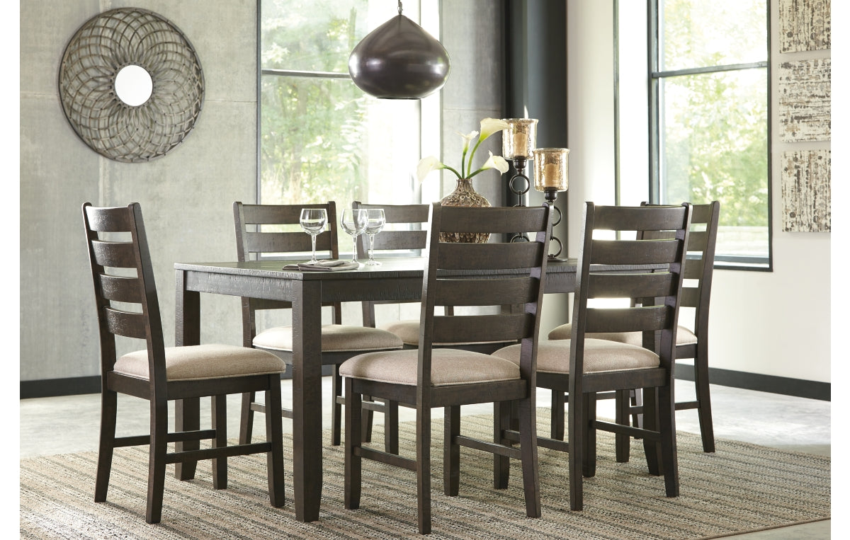 Rokane Dining Table and Chairs (Set of 7)