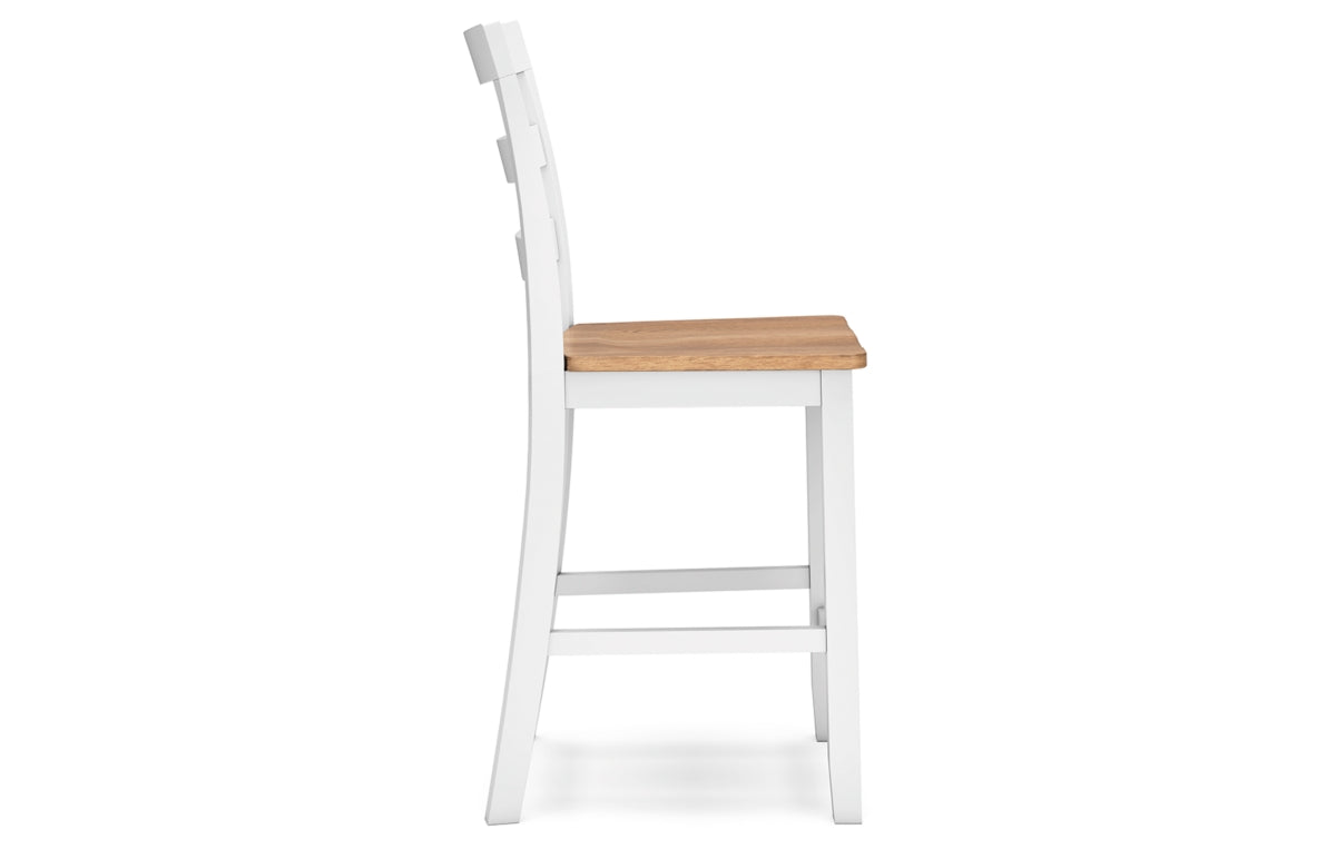 Gesthaven Counter Height Dining Table and 2 Barstools