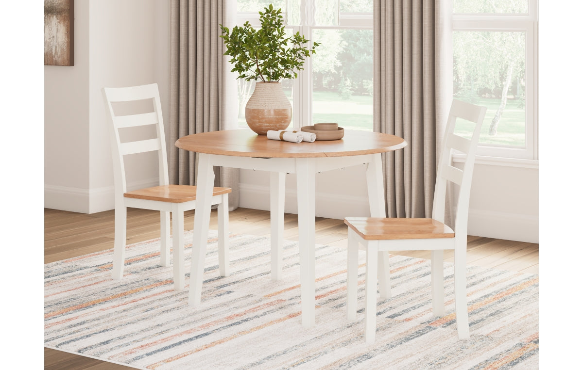 Gesthaven Dining Table and 2 Chairs