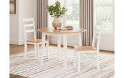 Gesthaven Dining Table and 2 Chairs