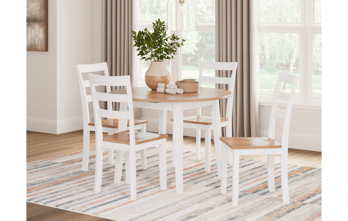 Gesthaven Dining Table and 4 Chairs