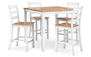 Gesthaven Counter Height Dining Table and 4 Barstools (Set of 5)